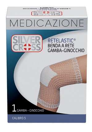 BENDA SILVER CROSS RETEL GAMBA/GINOCCHIO CALIBRO 5 1 PEZZO - Luckyfarma.it