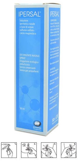 SOLUZIONE IPERTONICA IPERSAL SPRAY NASALE 50 ML - Luckyfarma.it