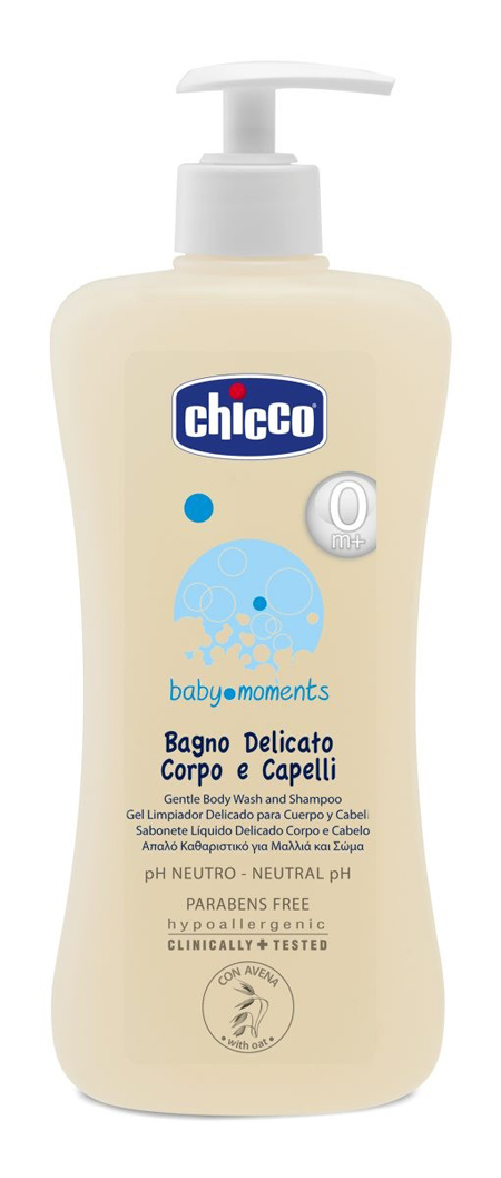 CHICCO COSMETICI BABY MOMENTS CORPO CAPELLI 500 ML - Luckyfarma.it