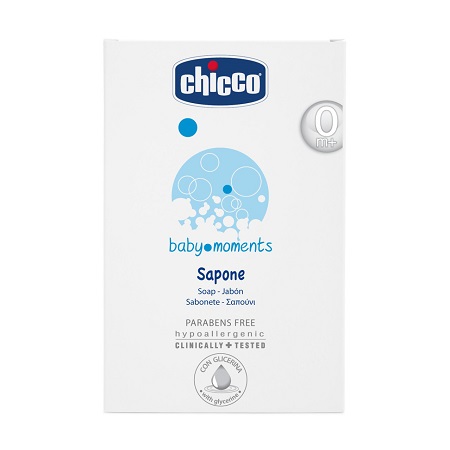 CHICCO COSMETICI BABY MOMENTS SAPONETTA 100 G - Luckyfarma.it