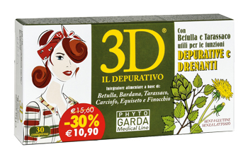 3D IL DEPURATIVO 30 COMPRESSE - Luckyfarma.it
