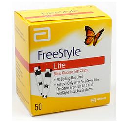 STRISCE MISURAZIONE GLICEMIA FREESTYLE LITE 50 PEZZI - Luckyfarma.it