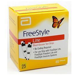 STRISCE MISURAZIONE GLICEMIA FREESTYLE LITE 25 PEZZI - Luckyfarma.it