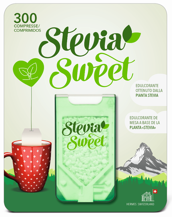 HERMESETAS STEVIA 300 COMPRESSE - Luckyfarma.it