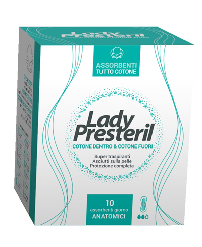 LADY PRESTERIL ANATOMICO POCKET 10 PEZZI - Luckyfarma.it