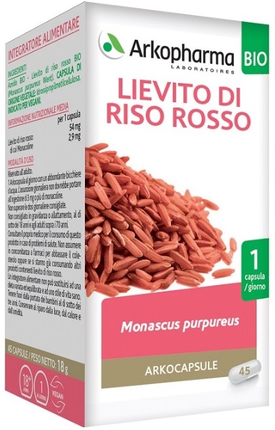 ARKO CAPSULE LIEV RISO ROSSO 45 CAPSULE - Luckyfarma.it