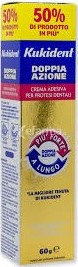 KUKIDENT PLUS DOPPIA AZIONE CREMA ADESIVA PER PROTESI DENTARIE 60 G - Luckyfarma.it
