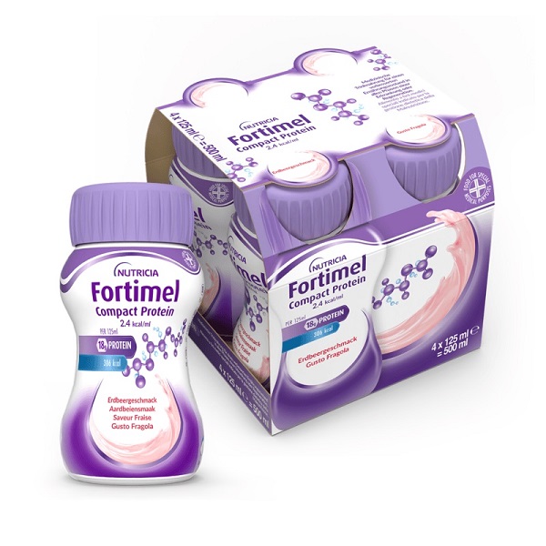 FORTIMEL COMPACT PROTEIN FRAGOLA 4 X 125 ML - Luckyfarma.it