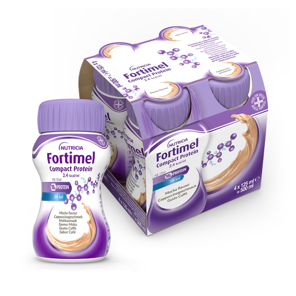 FORTIMEL COMPACT PROTEIN CAFFE' 4 X 125 ML - Luckyfarma.it