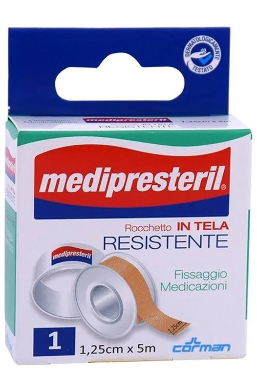 CEROTTO IN ROCCHETTO IN TELA MEDIPRESTERIL 5X125CM - Luckyfarma.it
