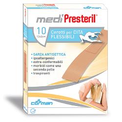 CEROTTO MEDIPRESTERIL DITA FLESSIBILE E RESISTENTE 10 PEZZI - Luckyfarma.it