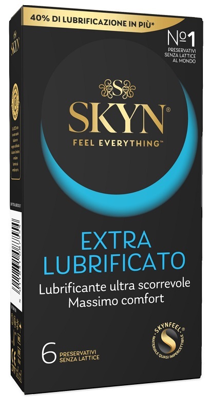 PROFILATTICO ANSELL AKUEL SKYN EXTRA LUBRIFICATO B 6 PEZZI - Luckyfarma.it