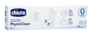 CHICCO PHYSIOCLEAN SOLUZIONE FISIOLOGICA 33 FLACONCINI 2 ML - Luckyfarma.it