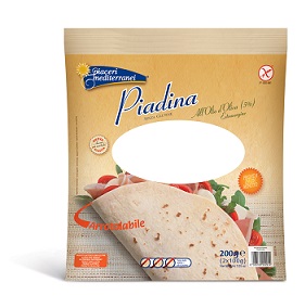 PIACERI MEDITERRANEI PIADINA OLIO D'OLIVA 200 GRAMMI - Luckyfarma.it