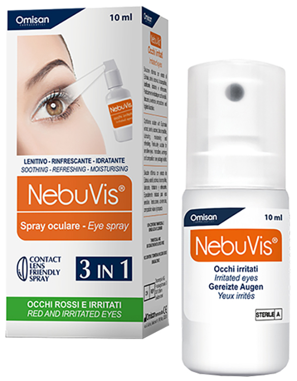 NEBUVIS OCCHI IRRITATI SPRAY 10 ML 1 PEZZO - Luckyfarma.it