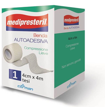 BENDA ADESIVA MEDIPRESTERIL 4X400CM - Luckyfarma.it