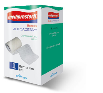 BENDA ADESIVA MEDIPRESTERIL 8X400 CM - Luckyfarma.it