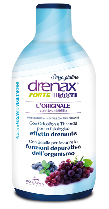 DRENAX FORTE L'ORIGINALE CON UVA E MIRTILLO 500 ML - Luckyfarma.it