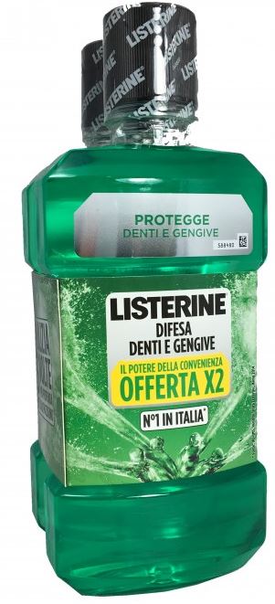 LISTERINE DIFESA DENTI E GENGIVE BUNDLE 2 X 500 ML - Luckyfarma.it