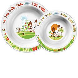 AVENT SET 2 PIATTI FONDI 6 MESI+ - Luckyfarma.it