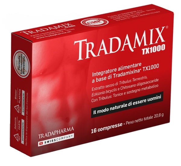 TRADAMIX TX 1000 ASTUCCIO 16 COMPRESSE DUE BLISTER 8 COMPRESSE - Luckyfarma.it