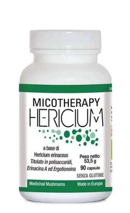 MICOTHERAPY HERICIUM 90 CAPSULE FLACONE 53,50 G - Luckyfarma.it