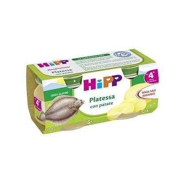 HIPP OMOGENEIZZATO PLATESSA CON PATATE 2X80 G - Luckyfarma.it