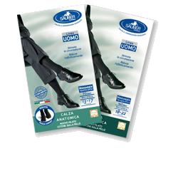 CALZA UOMO COTONE 140 DENARI PICCOLA BLU - Luckyfarma.it