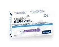 LANCETTE PUNGIDITO MYSTAR SYLKFEEL LANCETS 33 GAUGE 25 PEZZI - Luckyfarma.it