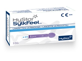 LANCETTE PUNGIDITO MYSTAR SYLKFEEL LANCETS 33 GAUGE 50 PEZZI - Luckyfarma.it