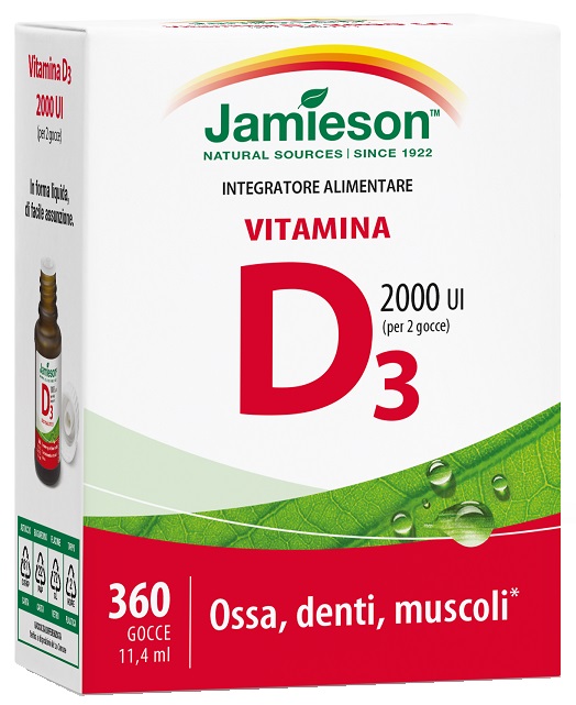 JAMIESON VITAMINA D GOCCE 11,4 ML - Luckyfarma.it