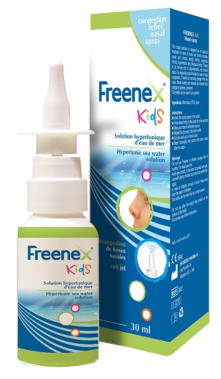 FREENEX IPERTONICO KIDS SPRAY NASALE CON ACQUA DI MARE 30 ML - Luckyfarma.it