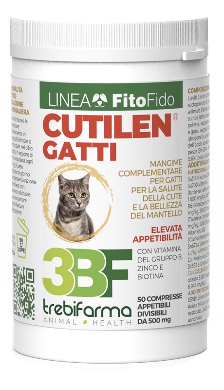 CUTILEN GATTI 50 COMPRESSE BARATTOLO 25 G - Luckyfarma.it