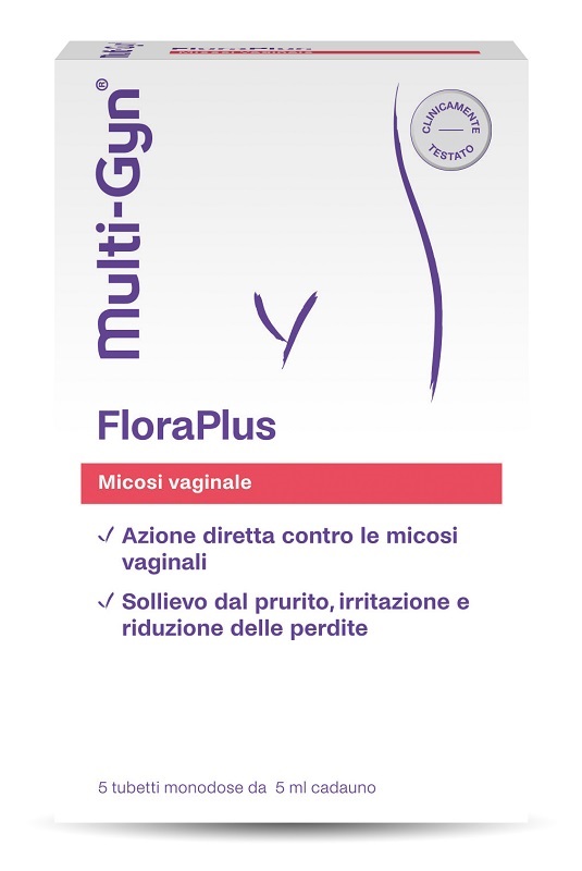 FLORAPLUS MULTI-GYN CANDIDOSI VAGINALE 5 TUBETTI X 5 ML - Luckyfarma.it