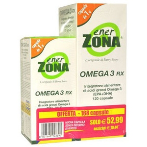 ENERZONA OMEGA 3 RX 120+48 CAPSULE OFFERTA CONVENIENZA - Luckyfarma.it