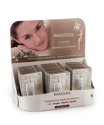 ESPRIT EQUO RHASSOUL PEELING MASK ARGAN MURUMURU BIO 22 PEZZI DA 10 ML - Luckyfarma.it