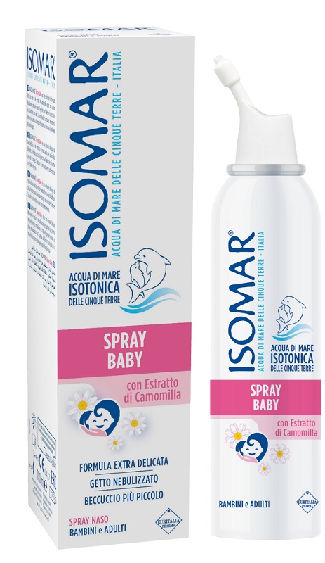 ISOMAR SPRAY BABY CON CAMOMILLA 100 ML - Luckyfarma.it