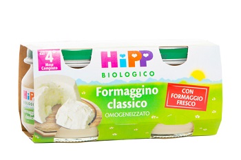 HIPP BIO OMOGENEIZZATO FORMAGGINO CLASSICO 2X80 G - Luckyfarma.it
