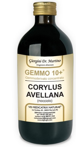 GEMMO 10+ NOCCIOLO 500 ML LIQUIDO ANALCOLICO - Luckyfarma.it
