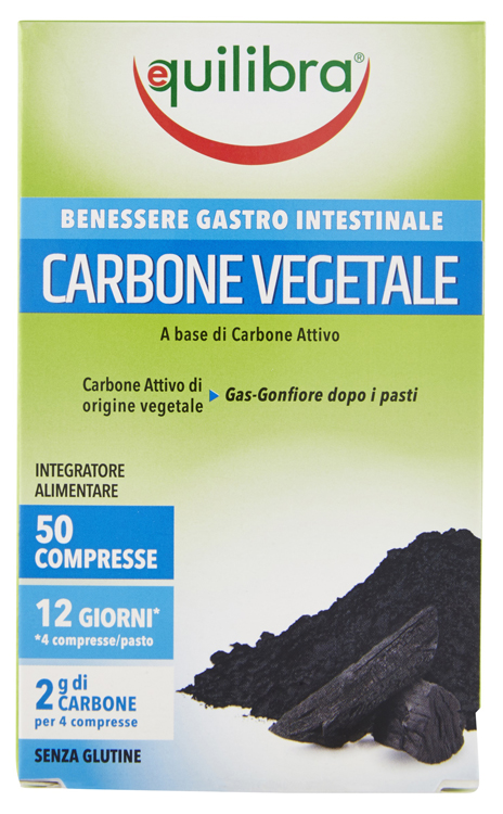 CARBONE VEGETALE 50 COMPRESSE - Luckyfarma.it
