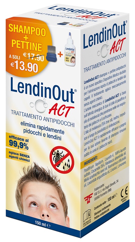 LENDINOUT ACT ANTIPIDOCCHI 150 ML - Luckyfarma.it
