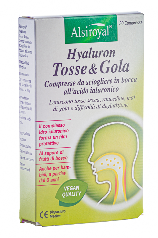 HYALURON TOSSE & GOLA 30 COMPRESSE N - Luckyfarma.it