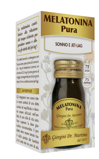 MELATONINA PURA 75 PASTIGLIE - Luckyfarma.it