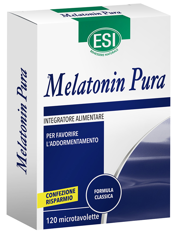 ESI MELATONIN PURA 120 MICROTAVOLETTE - Luckyfarma.it