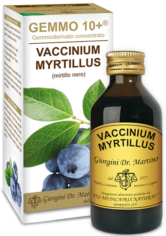 GEMMO 10+ MIRTILLO NERO LIQUIDO AN 100 ML - Luckyfarma.it