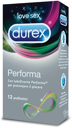 PROFILATTICO DUREX PERFORMA 12 PEZZI - Luckyfarma.it