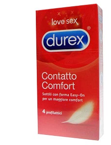PROFILATTICO DUREX CONTATTO COMFORT 4 PEZZI - Luckyfarma.it