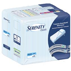 TRAVERSA SALVAMATERASSO PER INCONTINENZA SERENITY CLASSIC ALOE 60X90CM 15 PEZZI FARMABILITY - Luckyfarma.it