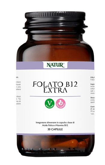 FOLATO B12 EXTRA 30 CAPSULE - Luckyfarma.it
