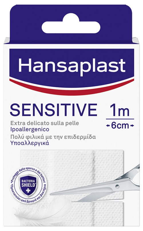 HANSAPLAST STRISCIA SENSITIVE PRETAGLIATA 1X6CM 10 PEZZI - Luckyfarma.it